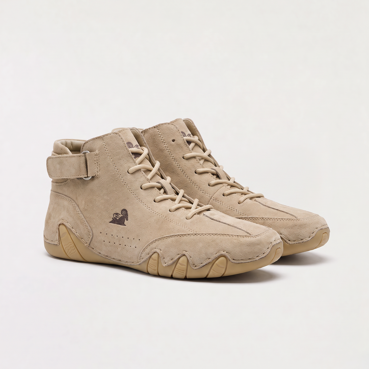 Men's High-Top Lace-Up Walking Boots