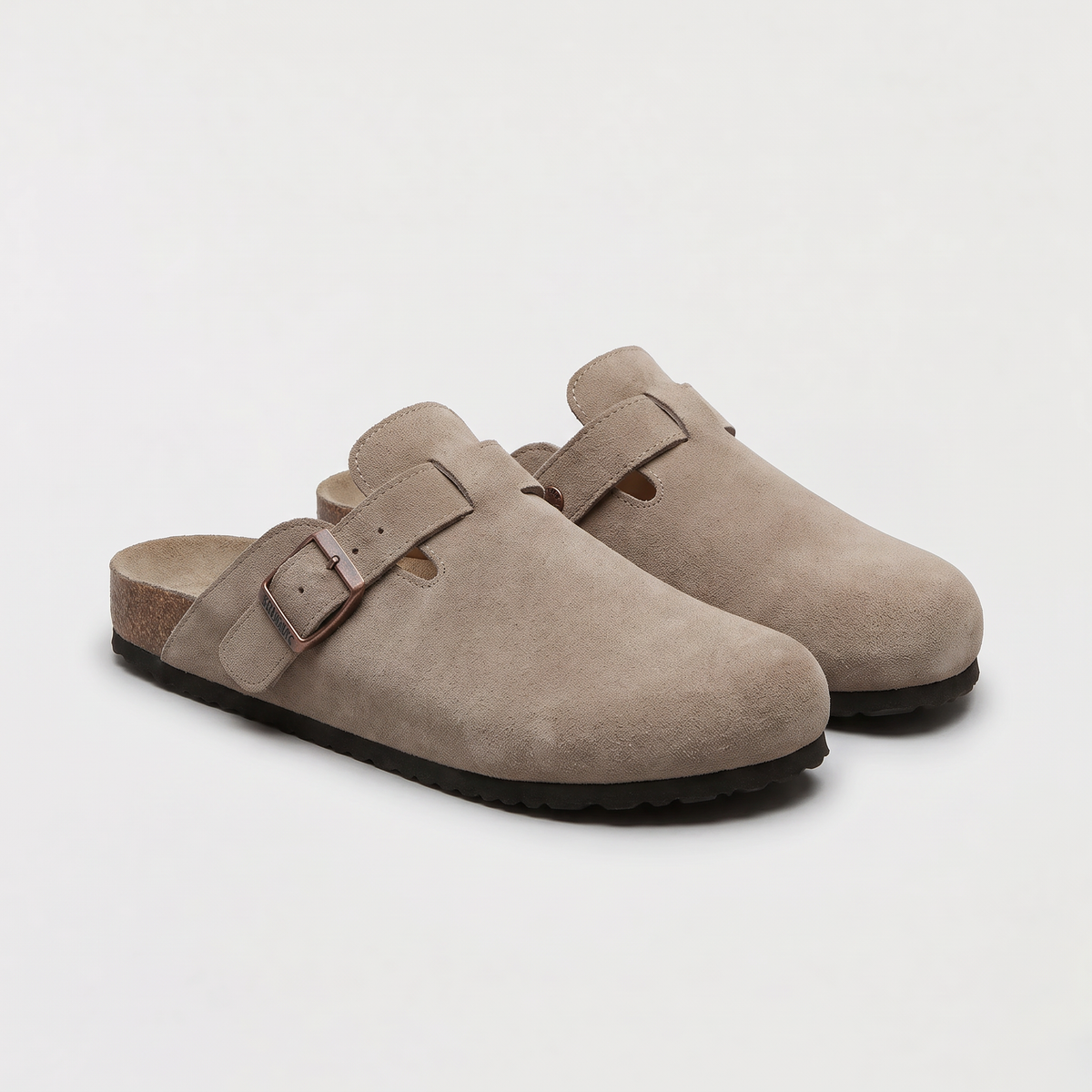 Men's Buckle Strap Slip-On Clogs