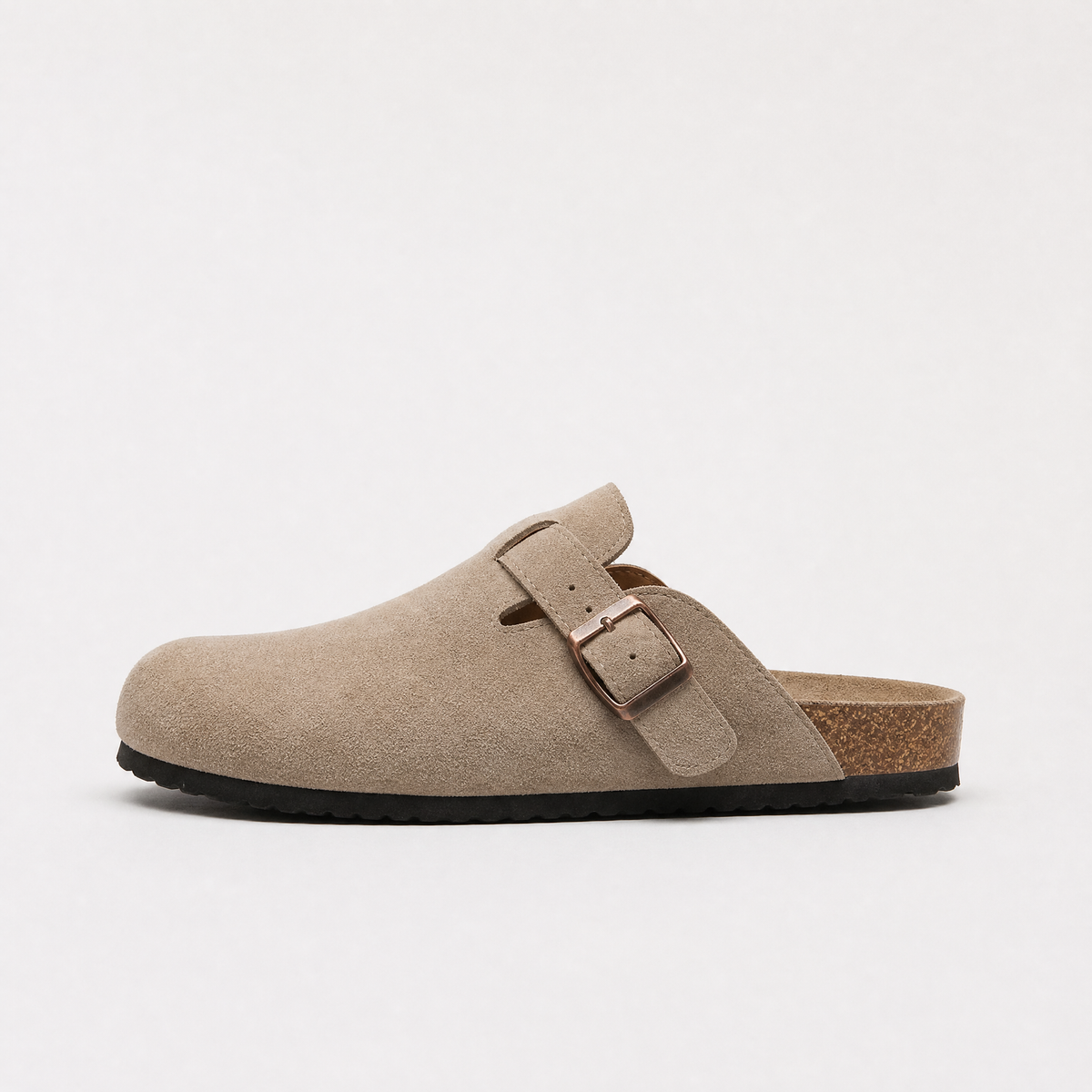 Men's Buckle Strap Slip-On Clogs