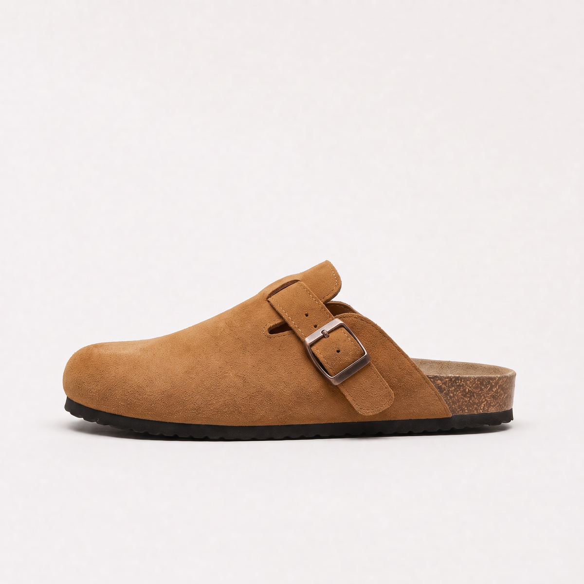 Men's Buckle Strap Slip-On Clogs