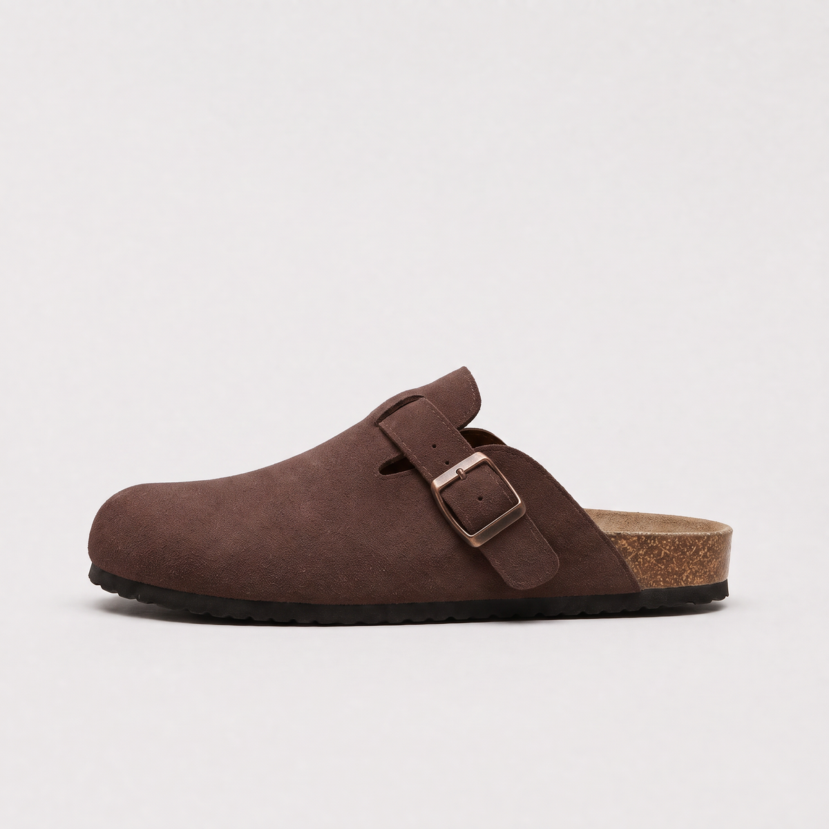 Men's Buckle Strap Slip-On Clogs