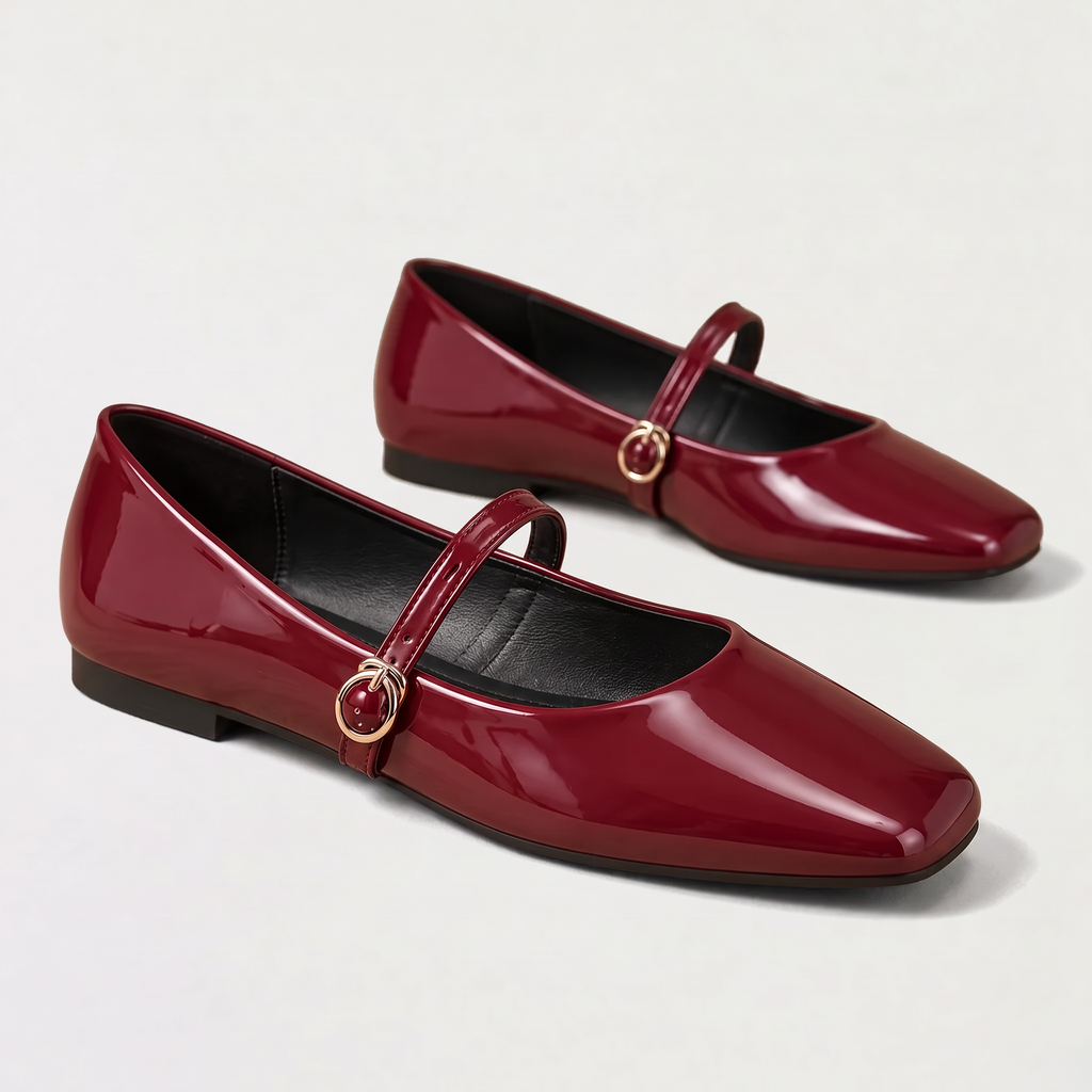 Women's Patent Mary Jane Ballet Flats