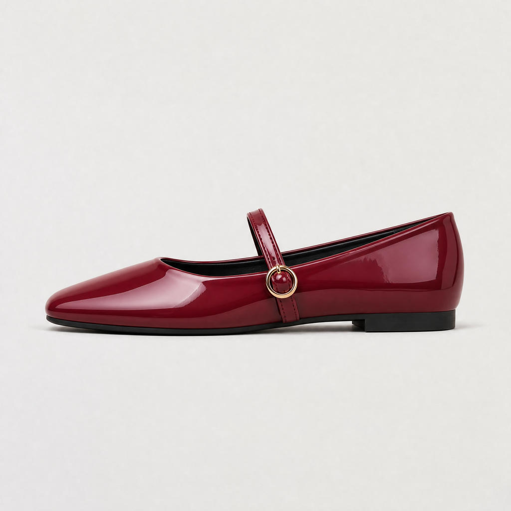 Women's Patent Mary Jane Ballet Flats