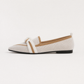 Women's Pointed Knit Slip-On Loafers