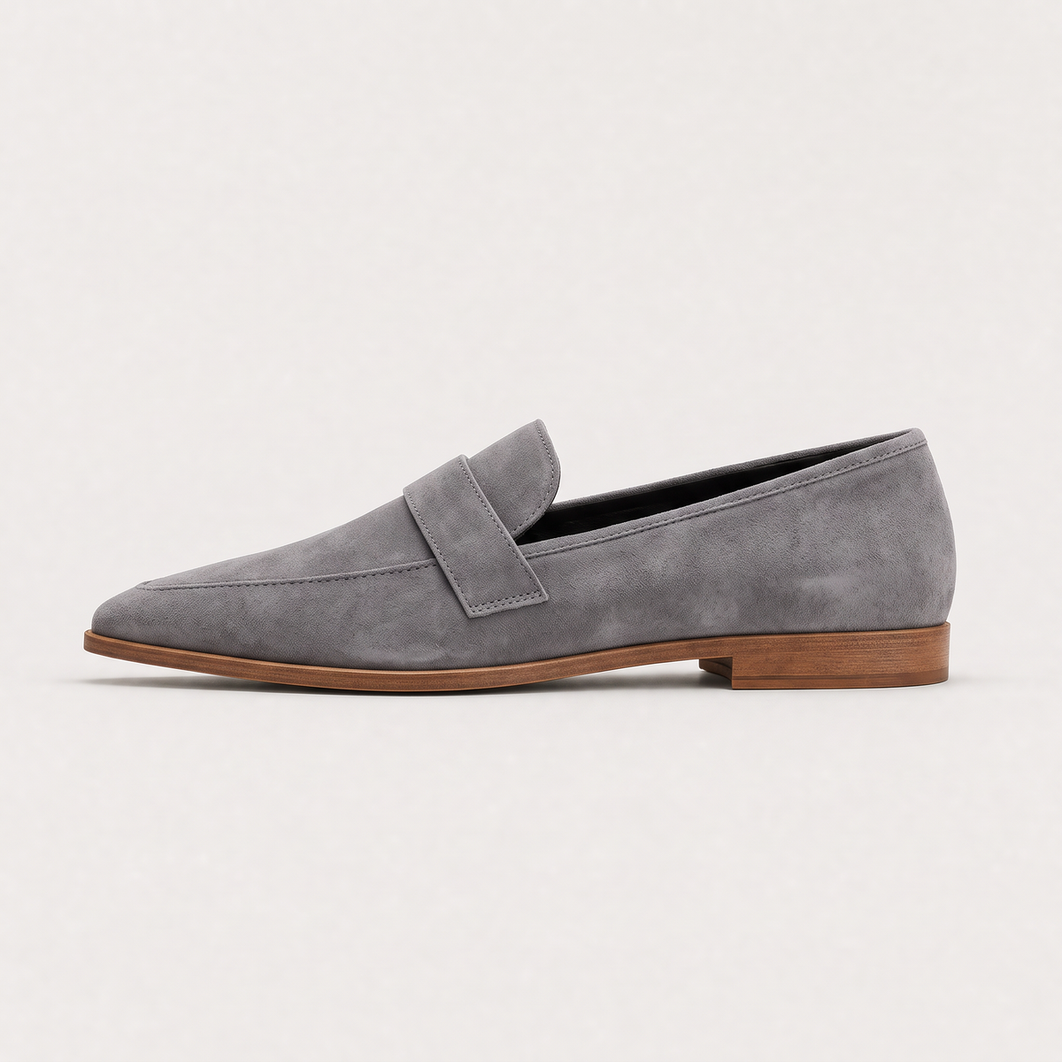 Women's Suede-Look Penny Loafers