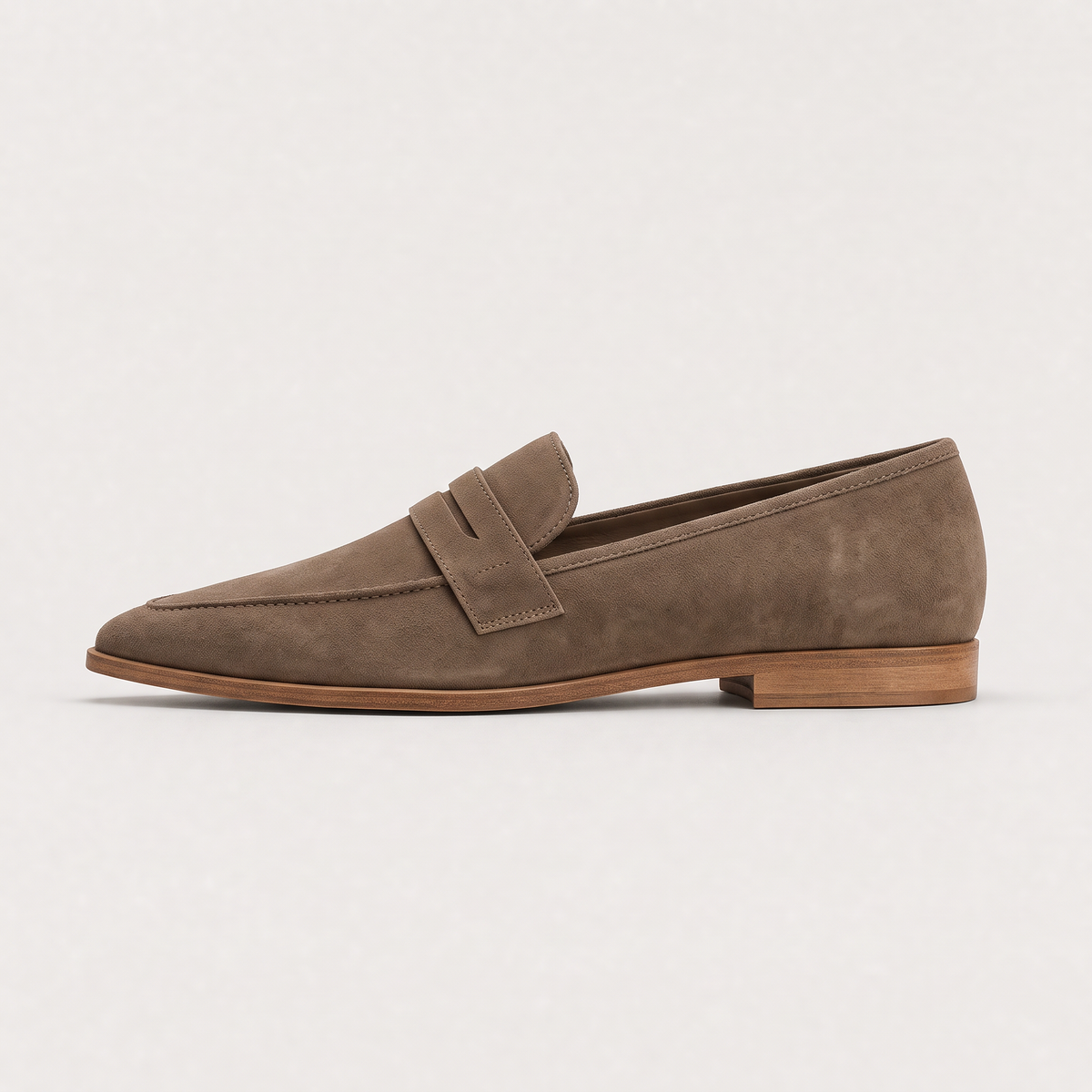Women's Suede-Look Penny Loafers