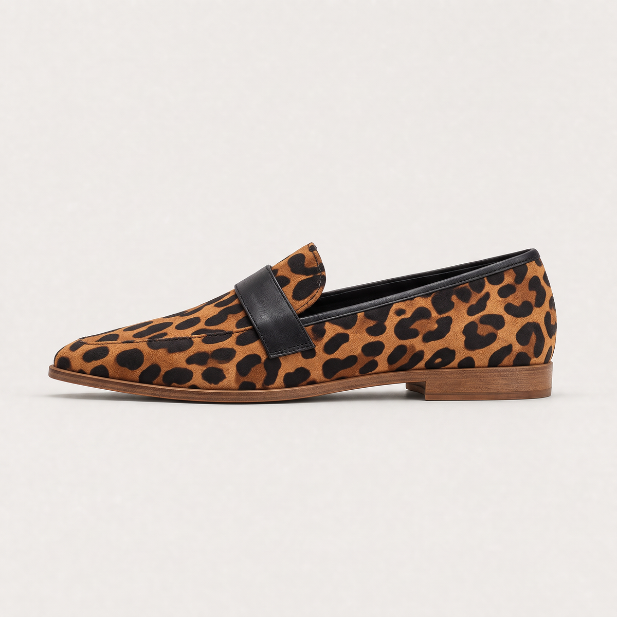 Women's Suede-Look Penny Loafers