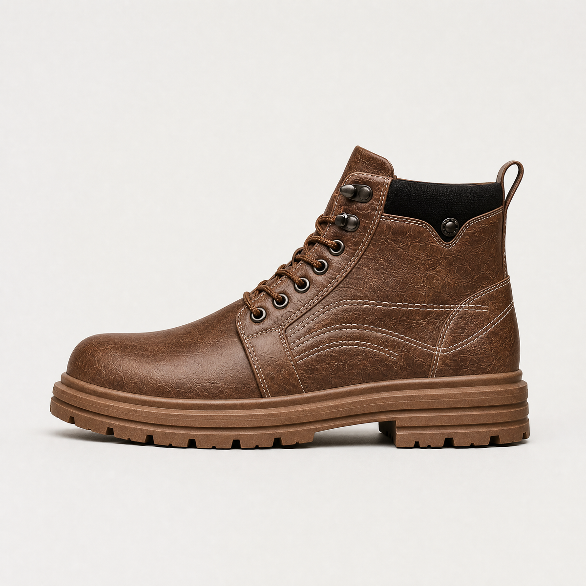 Men's Vintage Lace-Up Ankle Boots