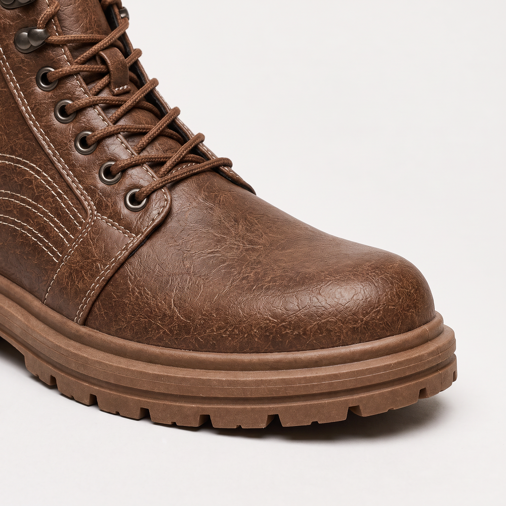 Men's Vintage Lace-Up Ankle Boots