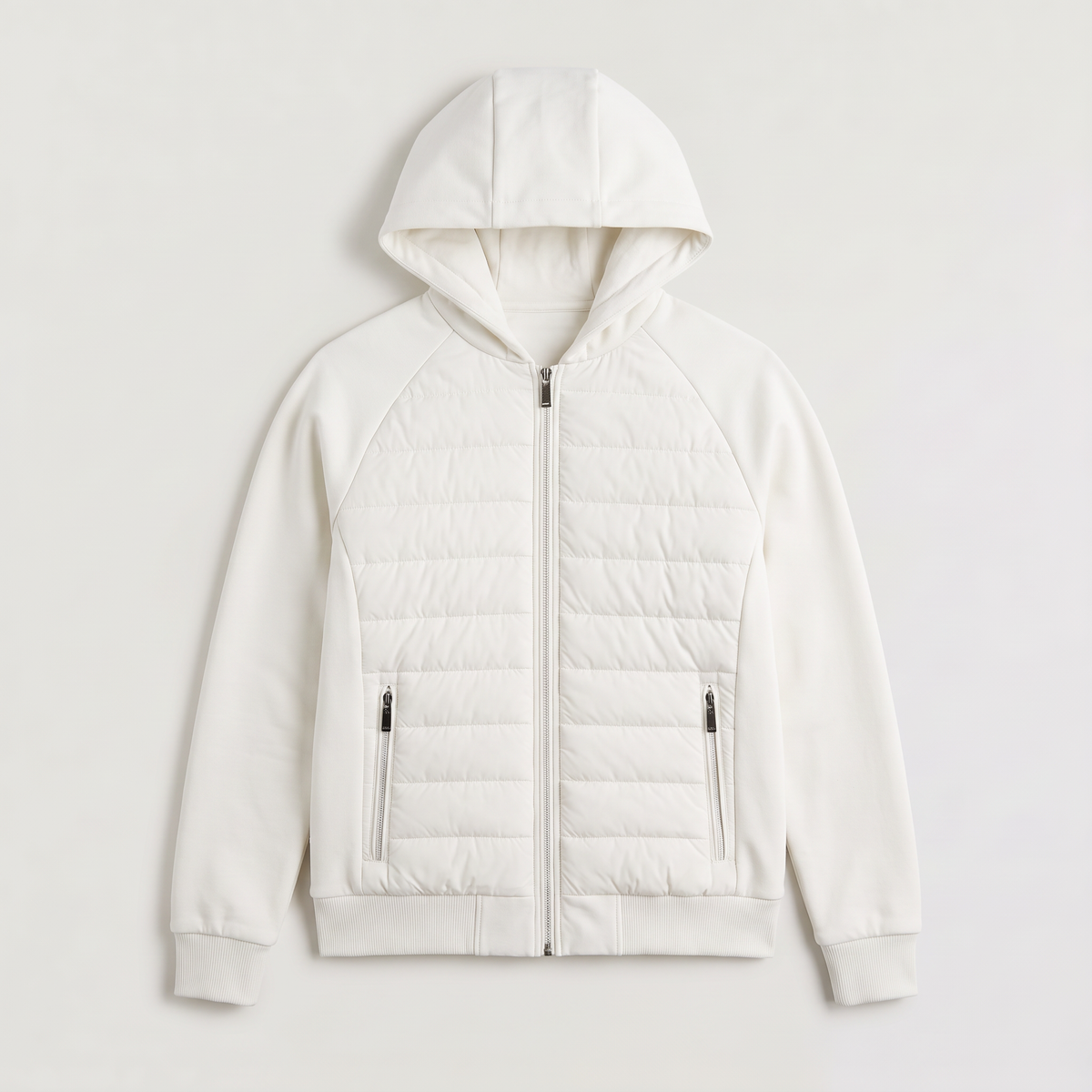 aaMen's Hybrid Padded Hooded Jacket