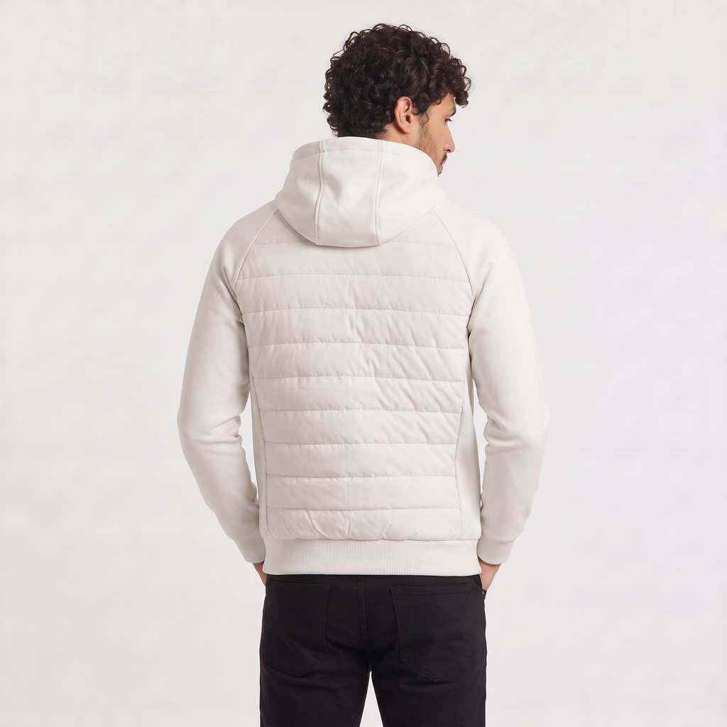 Men's Hybrid Padded Hooded Jacket