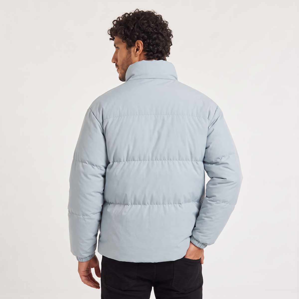 Men's Quilted Puffer Winter Jacket