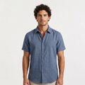 Men's Short Sleeve Button-Up Shirt | Relaxed Fit