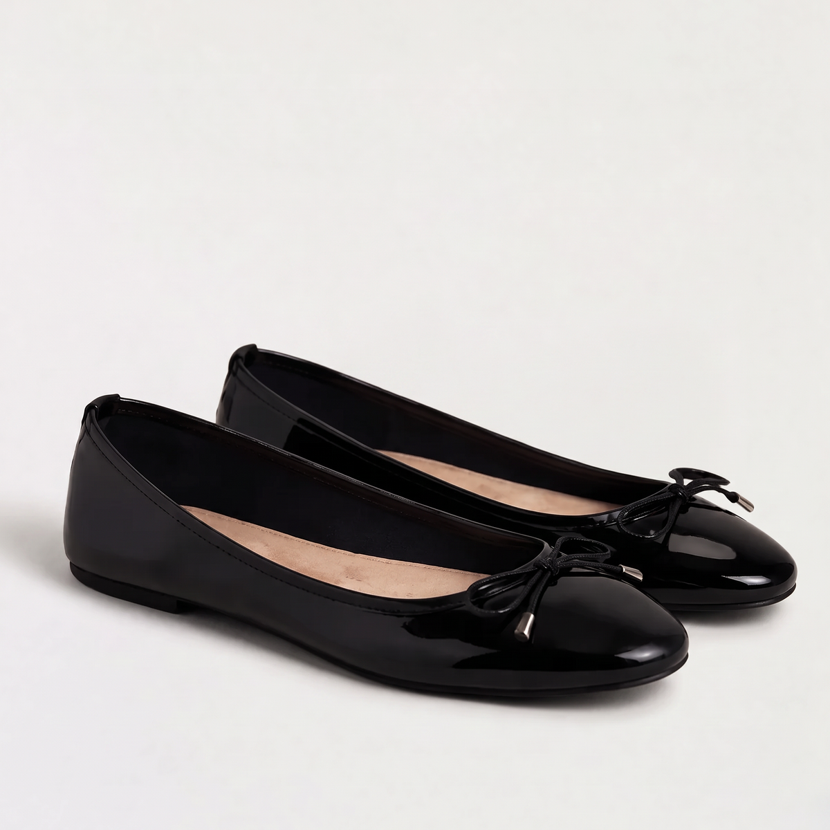 Women's Bow Detail Slip-On Ballerina Shoes