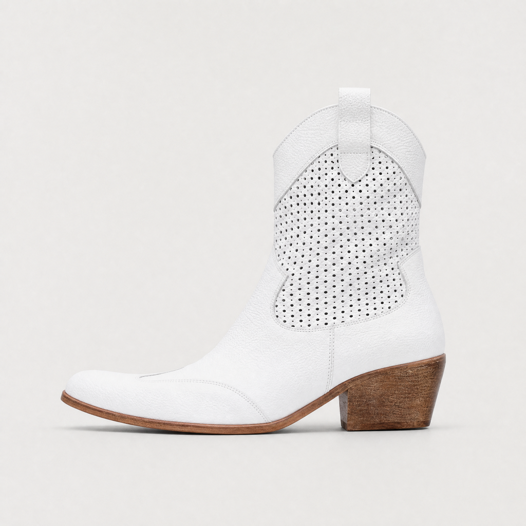 Women's Perforated Western Mid-Calf Boots
