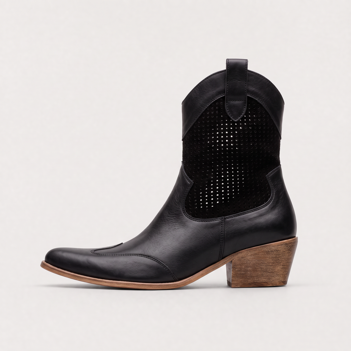 Women's Perforated Western Mid-Calf Boots
