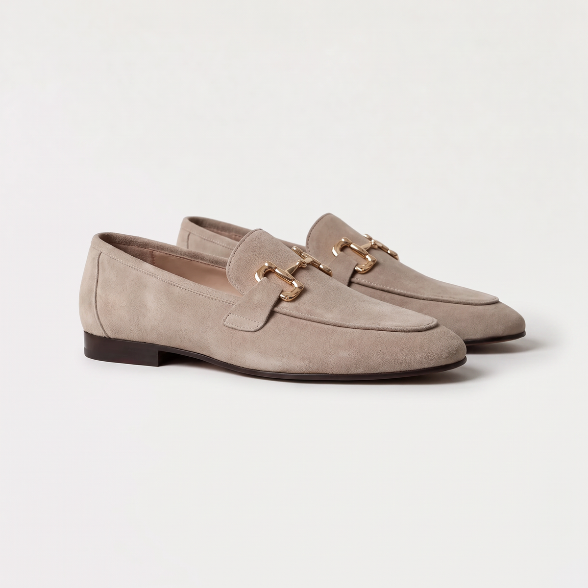 Men's Suede Horsebit Loafers