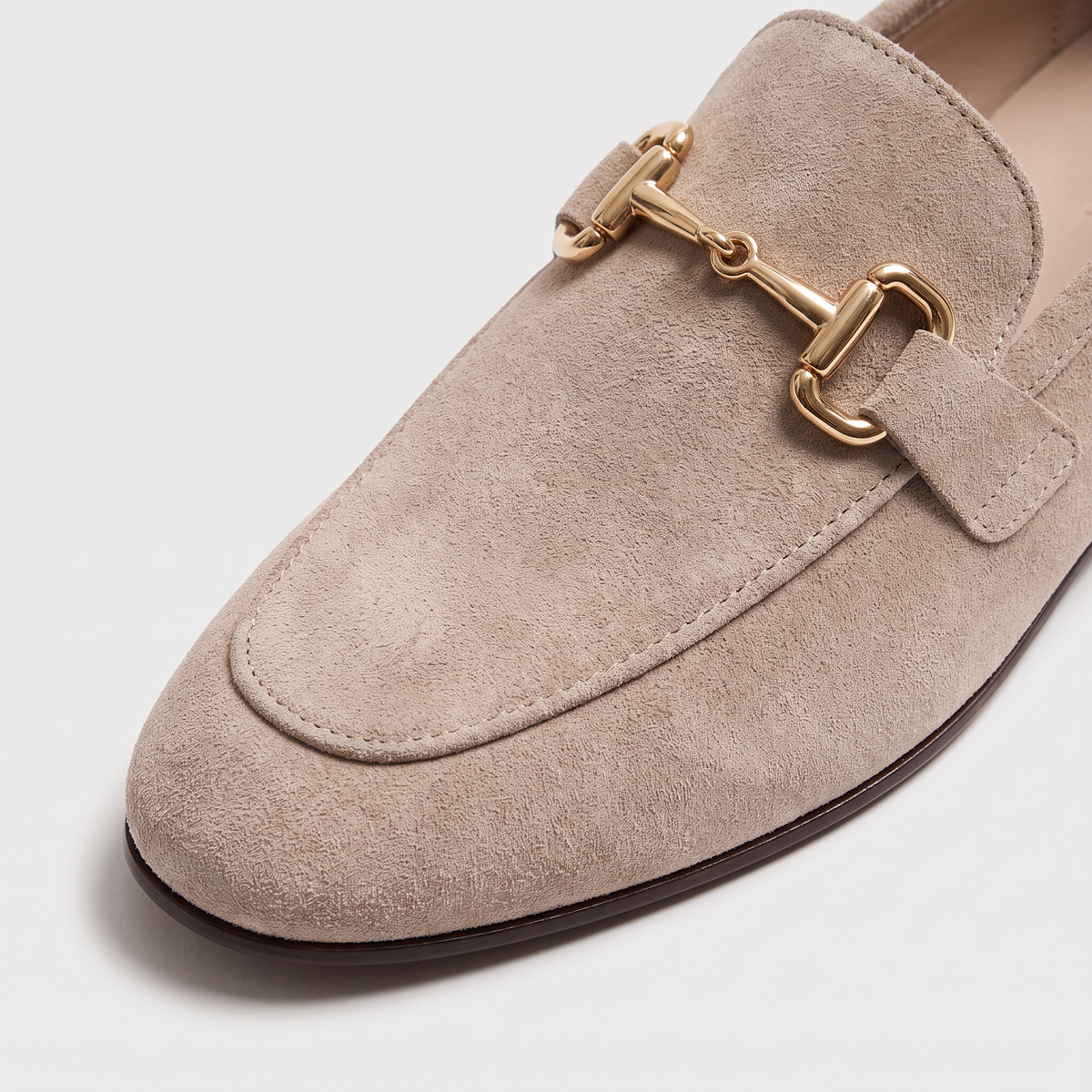 Men's Suede Horsebit Loafers