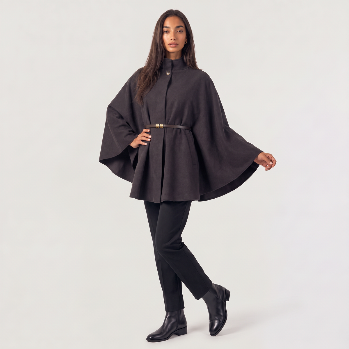 Women's Long Knit Poncho – Cape Coat