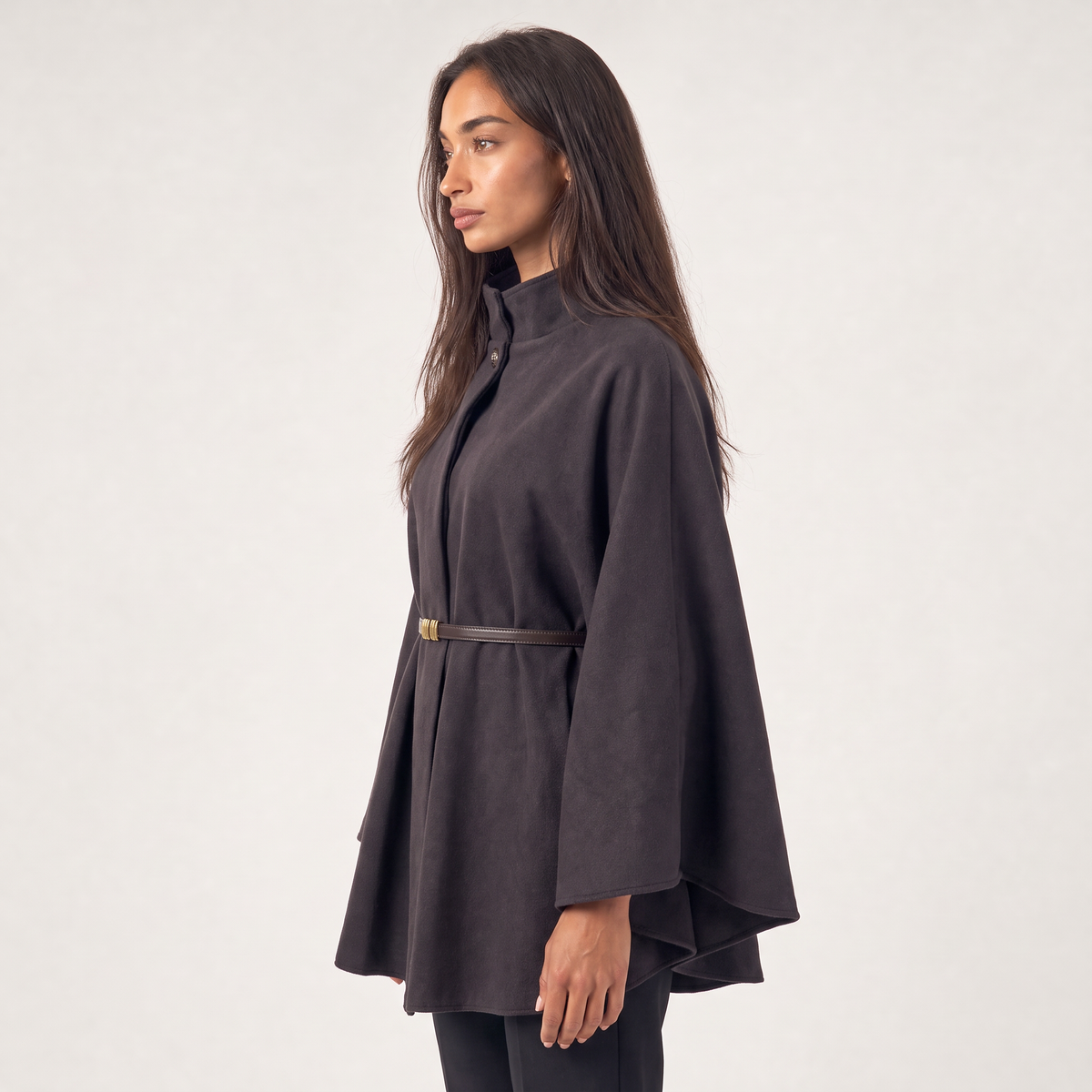 Women's Long Knit Poncho – Cape Coat