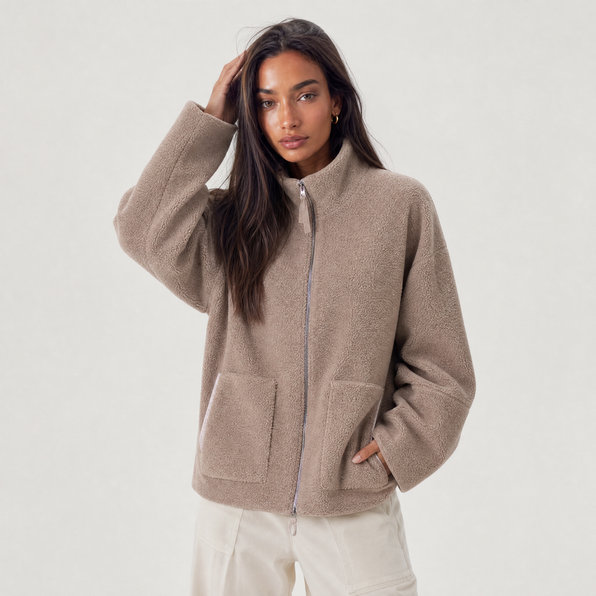 Women's Teddy Zip-Up Jacket