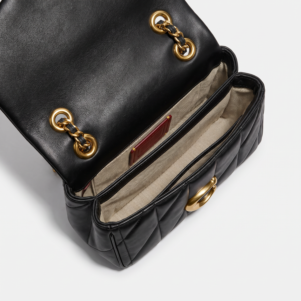 Women's Quilted Chain Strap Shoulder Bag