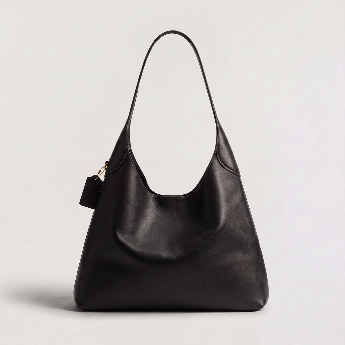 Women's Grained Leather Shoulder Bag