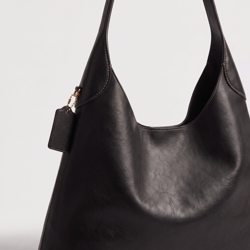 Women's Grained Leather Shoulder Bag