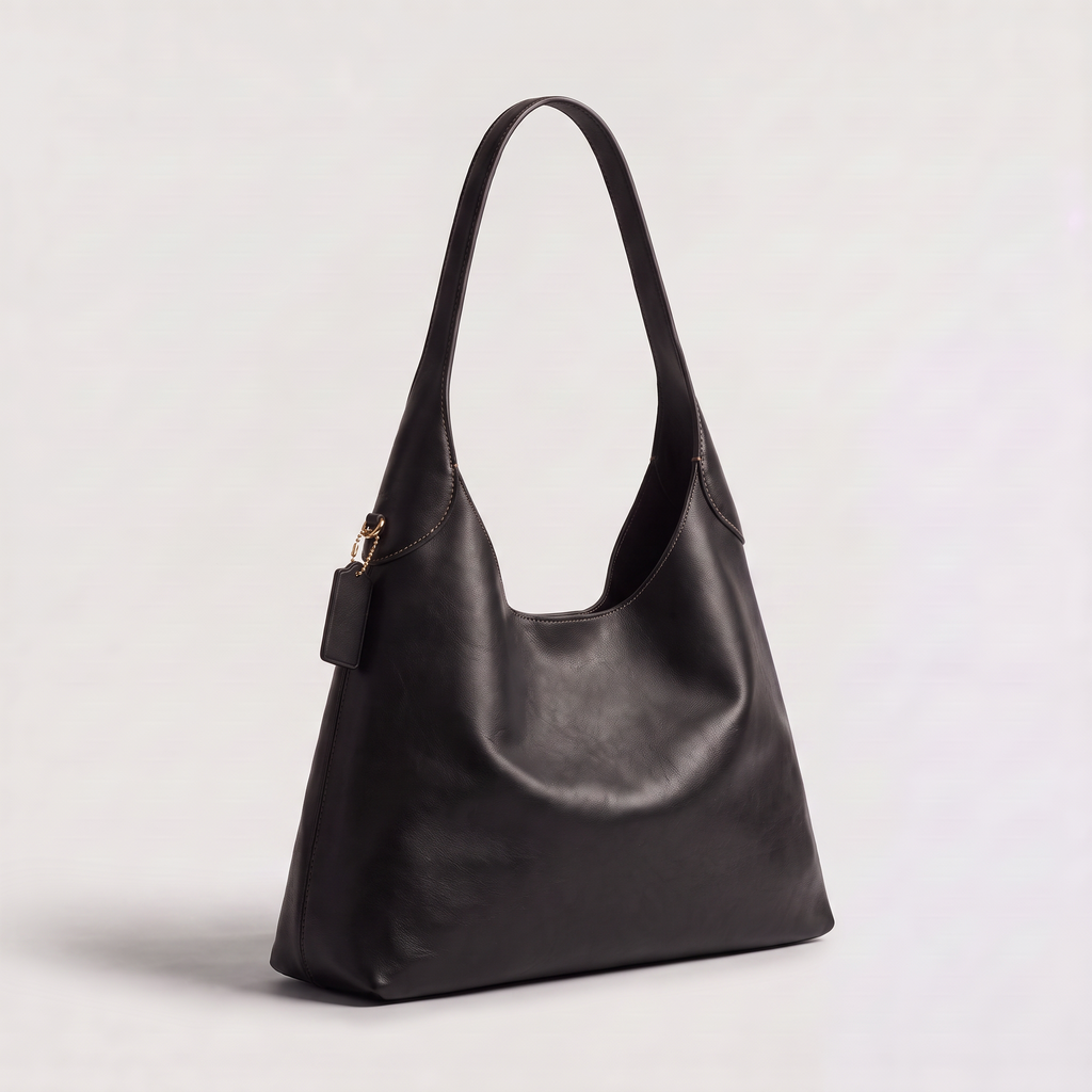 Women's Grained Leather Shoulder Bag