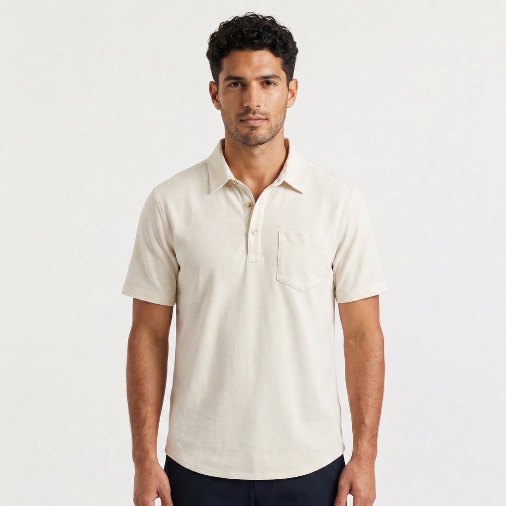Men's Short Sleeve Polo Shirt | Chest Pocket