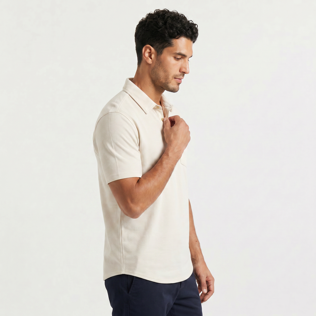 Men's Short Sleeve Polo Shirt | Chest Pocket