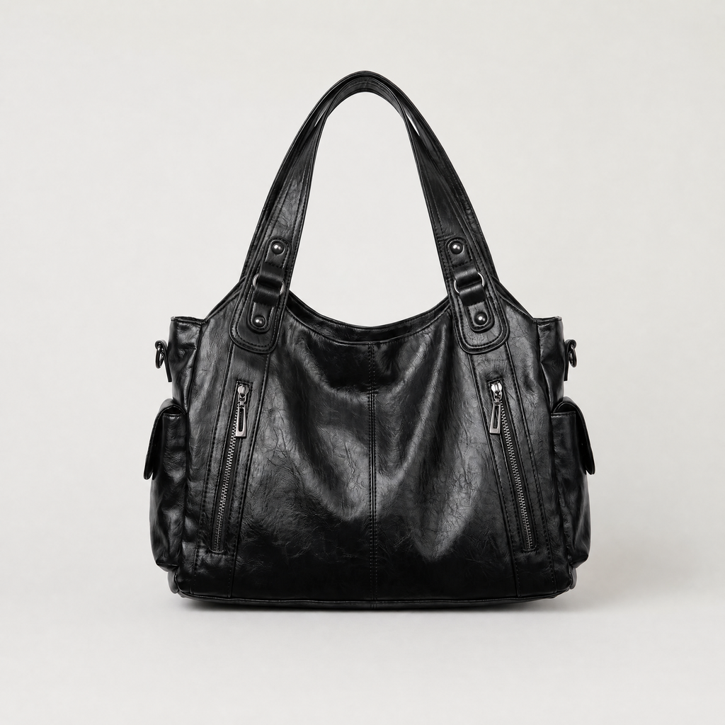 Women's Multi-Pocket Slouchy Shoulder Bag