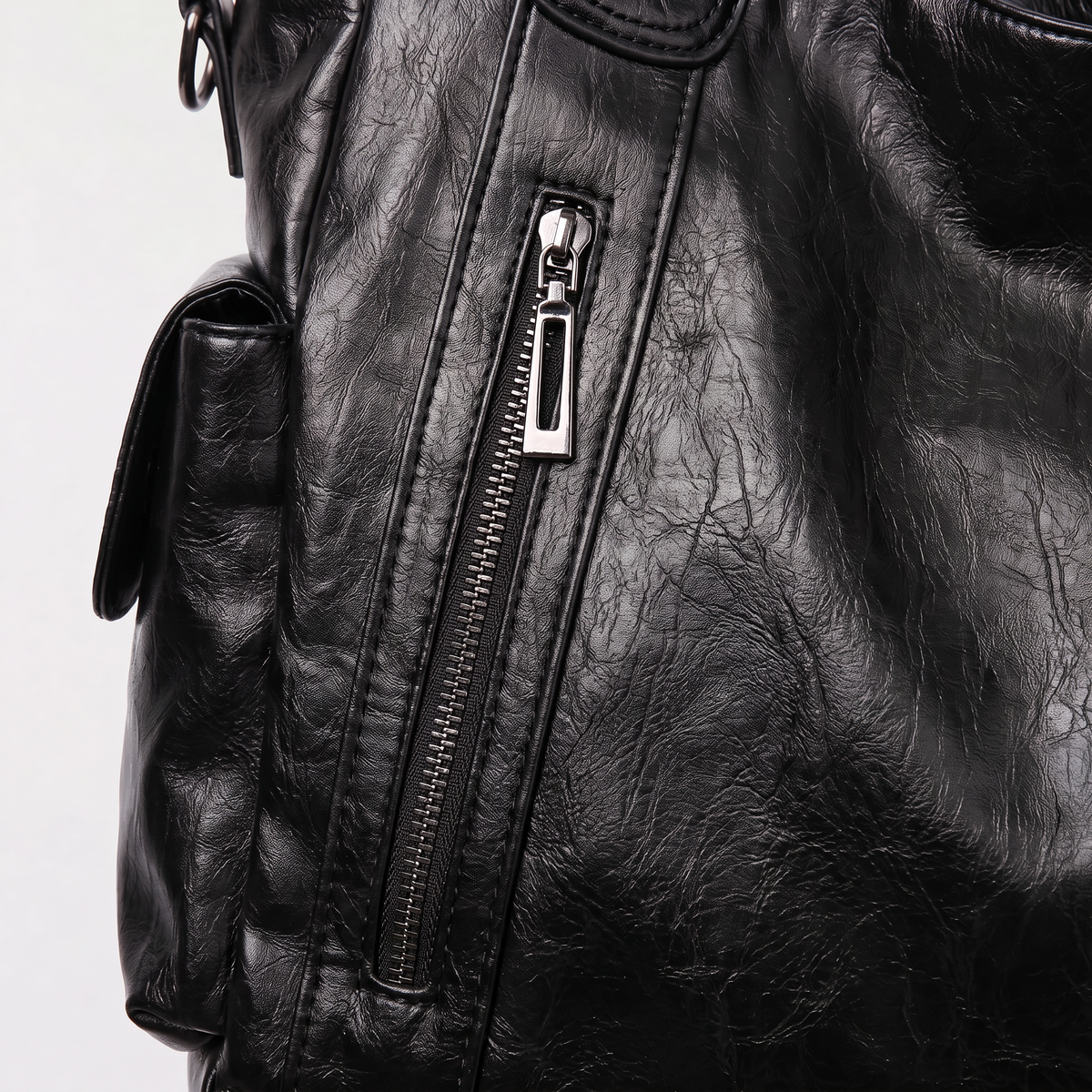Women's Multi-Pocket Slouchy Shoulder Bag