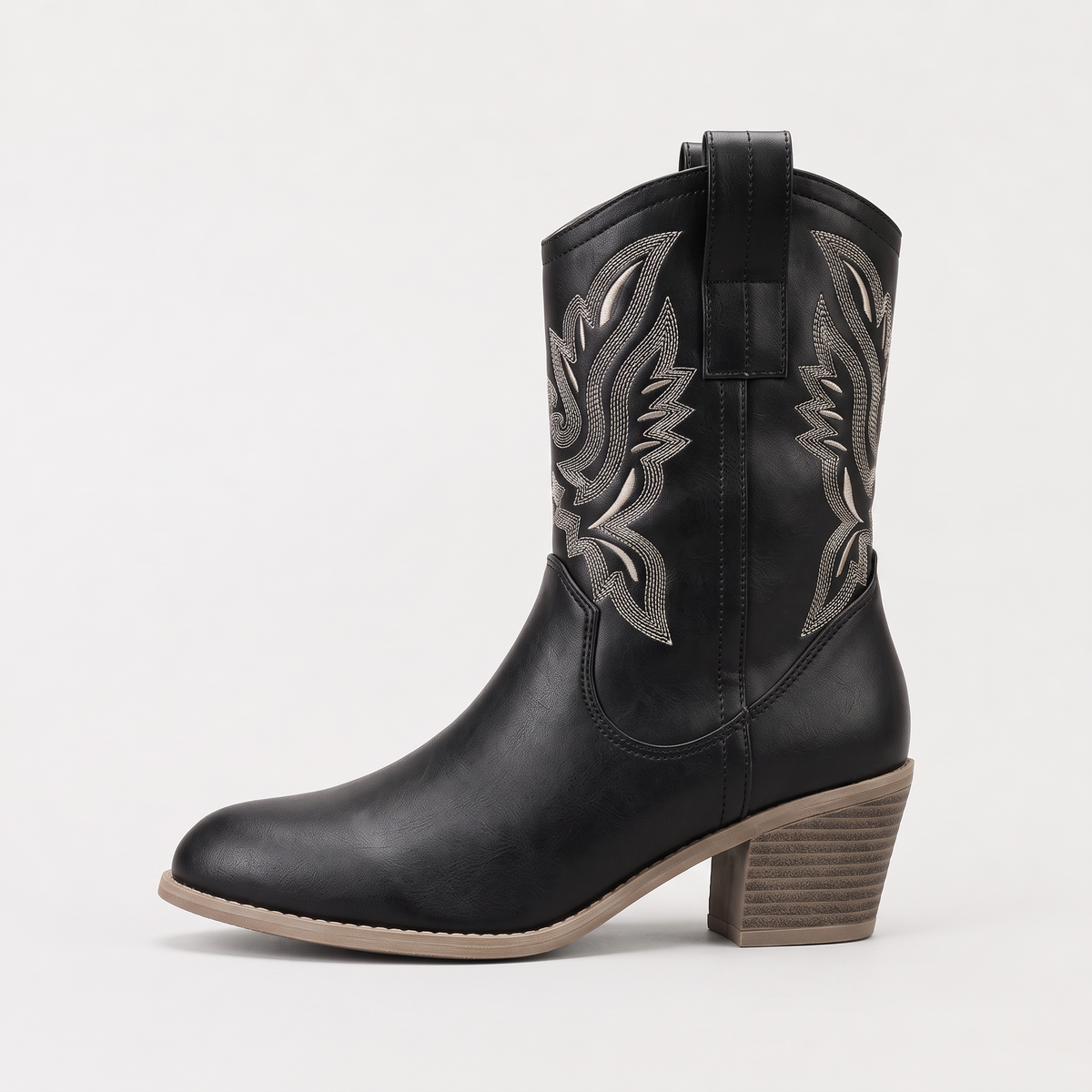 Women’s Embroidered Mid-Calf Western Boots