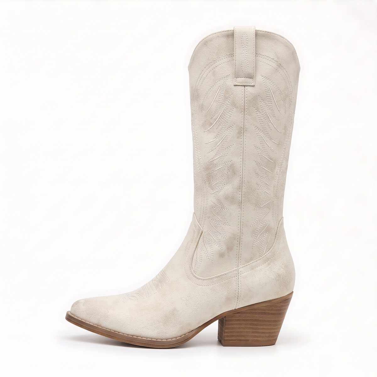 Women's Embroidered Western Calf-High Boots
