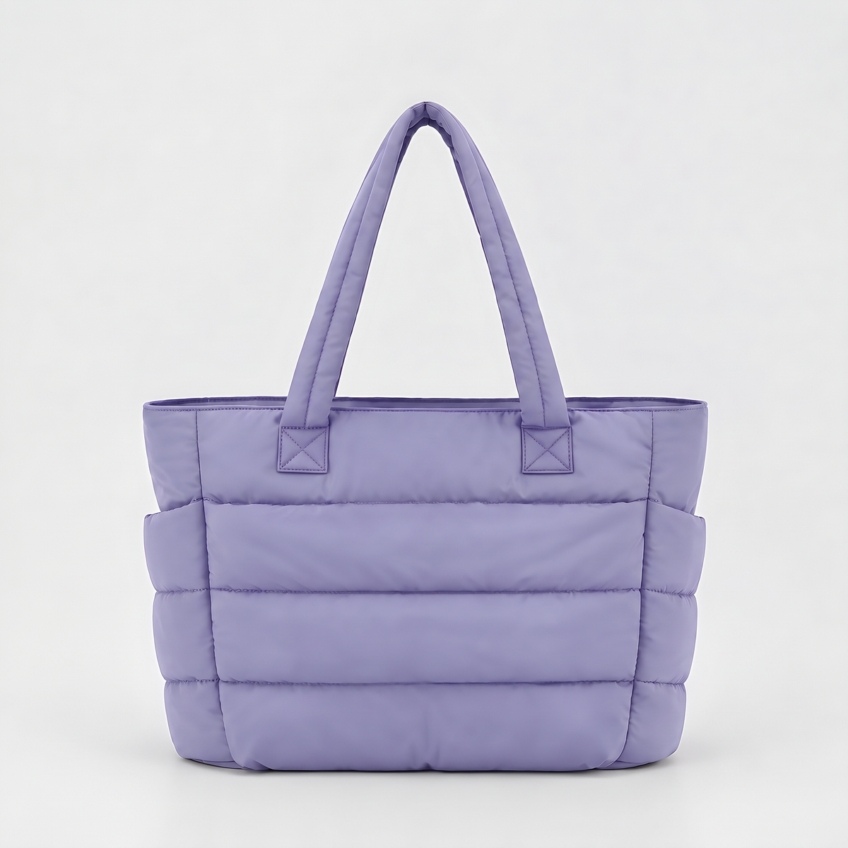 Women's Quilted Puffer Tote Bag
