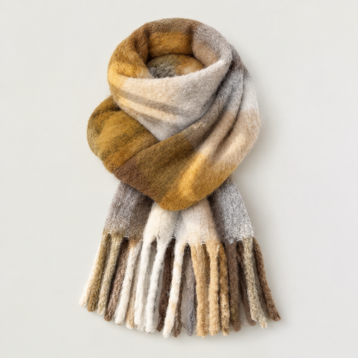 Women's Thick Multicolour Winter Scarf