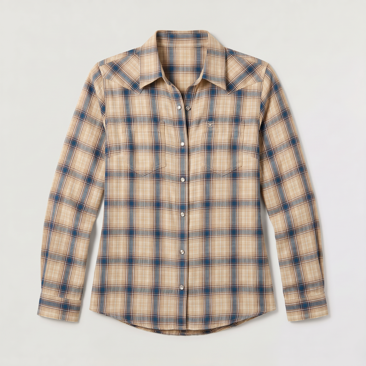 Women's Western Check Long-Sleeve Shirt