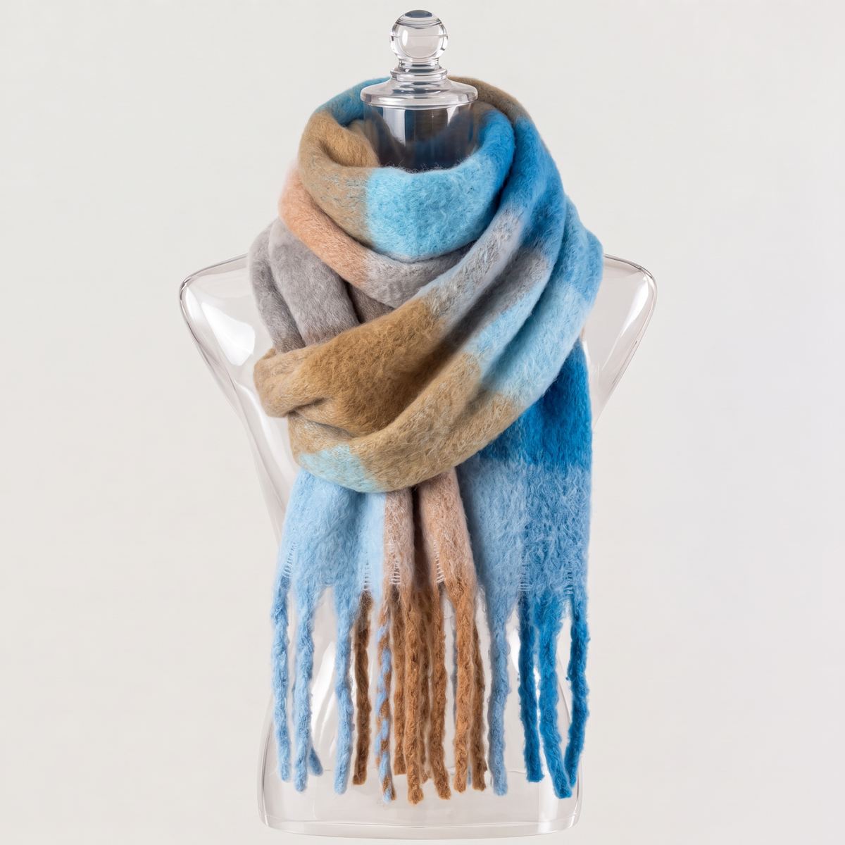Women's Thick Multicolour Winter Scarf