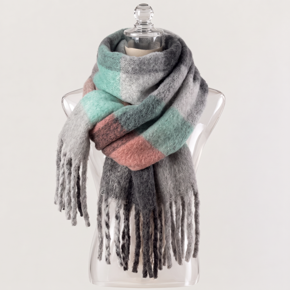 Women's Thick Multicolour Winter Scarf
