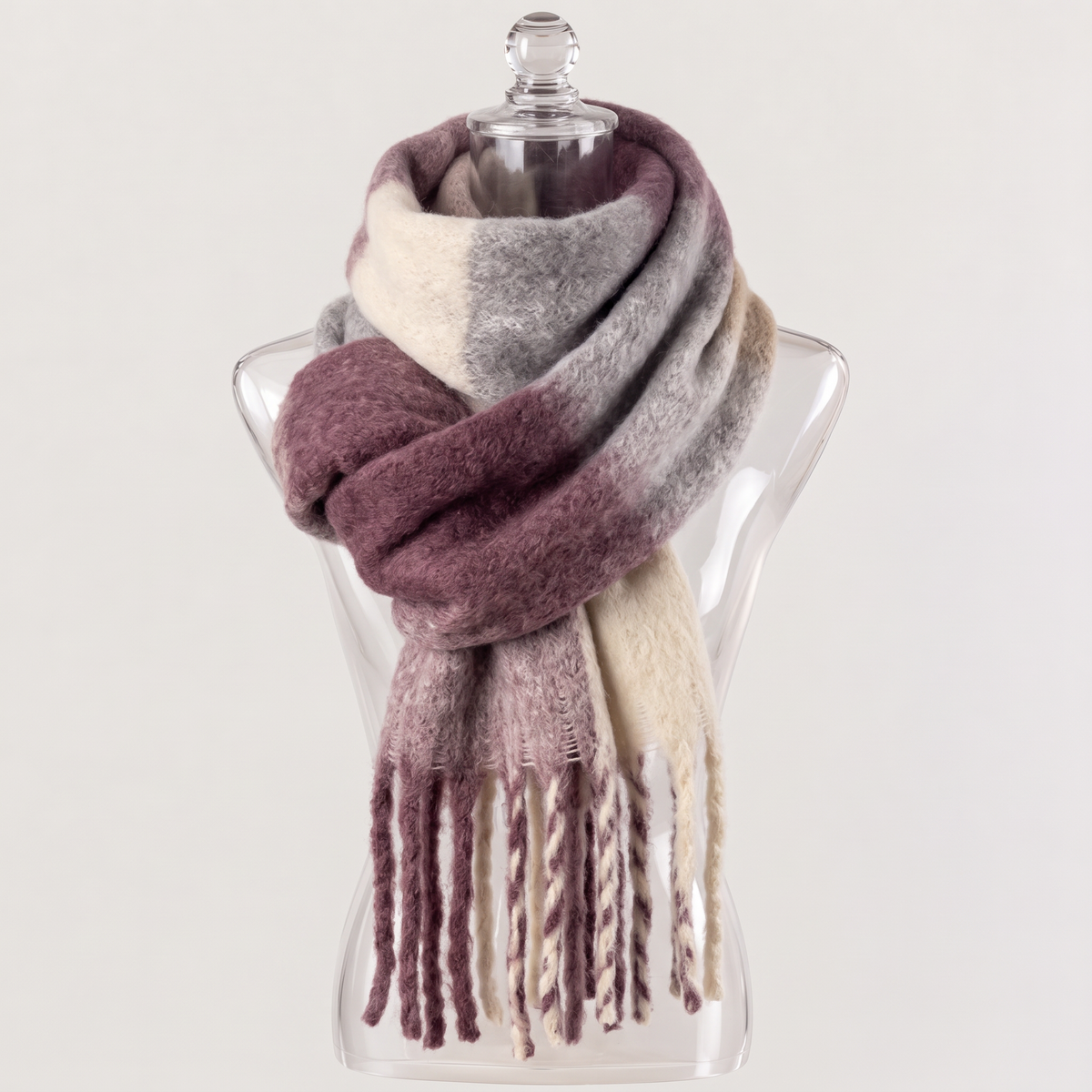 Women's Thick Multicolour Winter Scarf