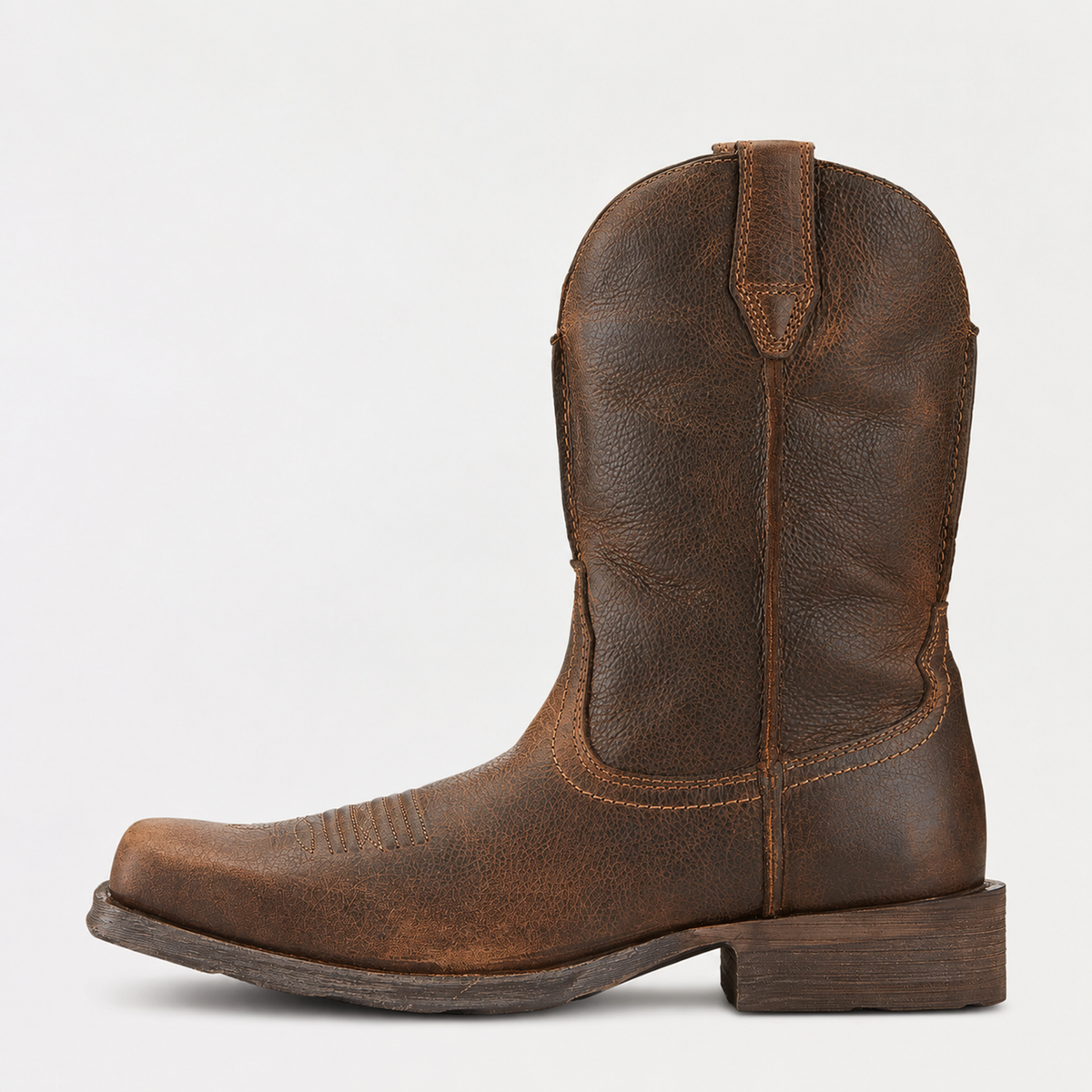 Men's Distressed Western Pull-On Boots