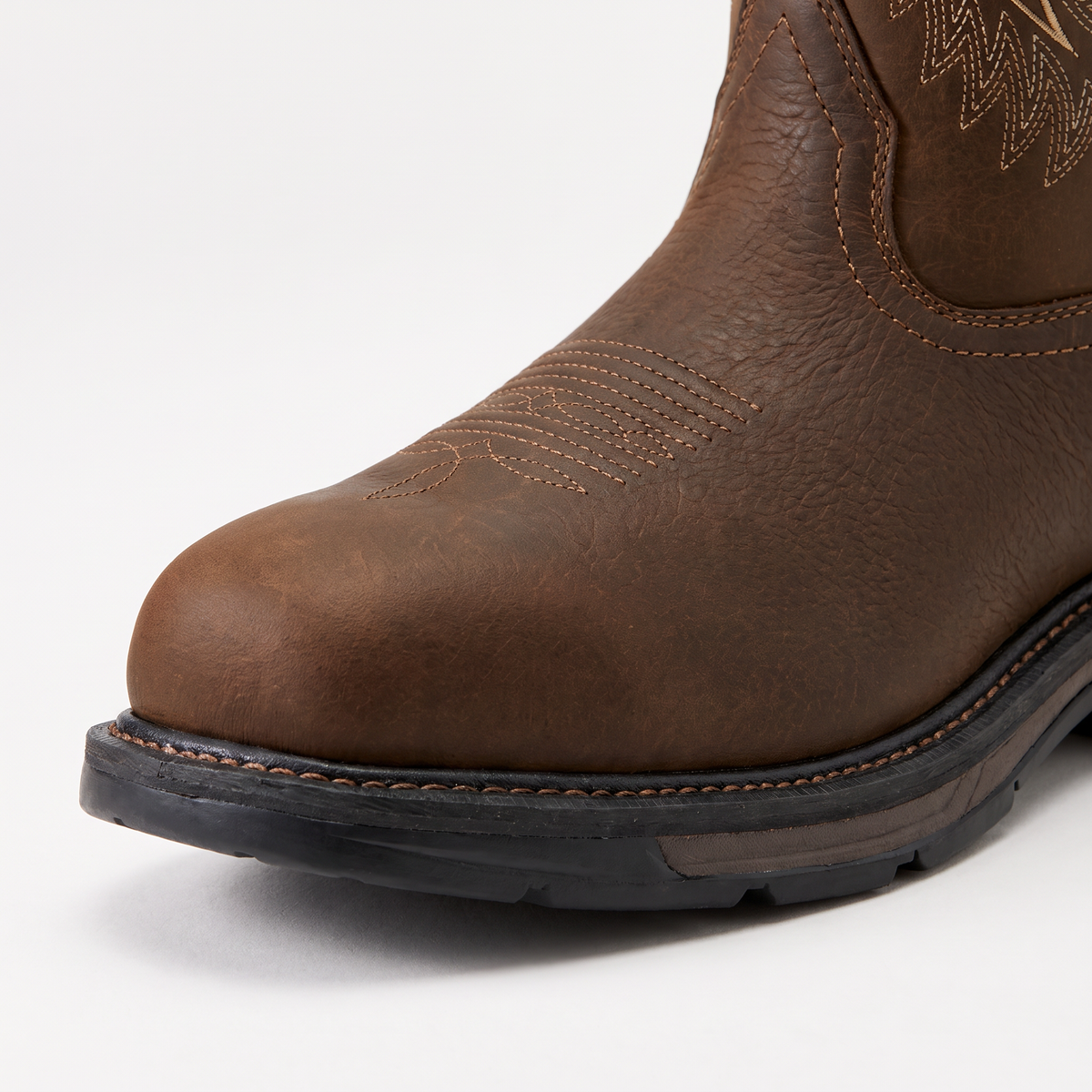 Men's Waterproof Wide Square Toe Work Boots