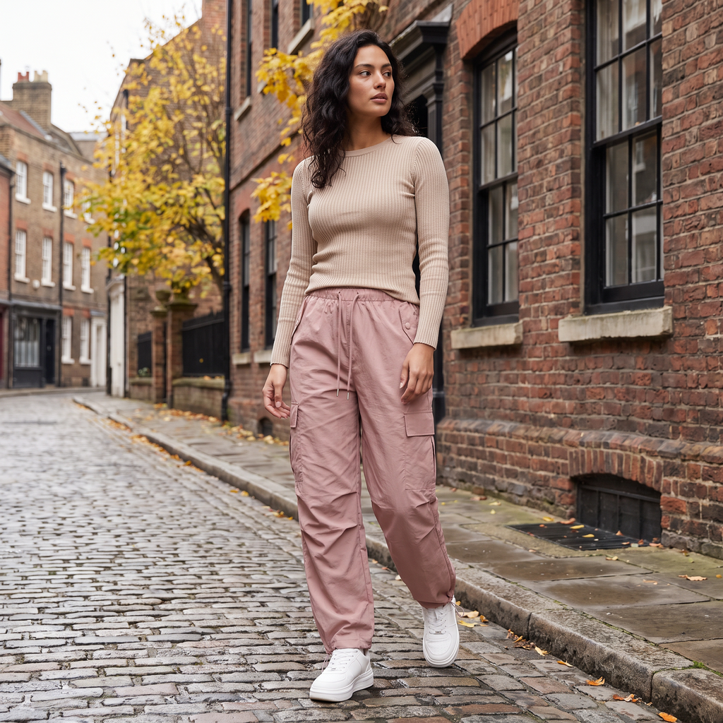 Women's Relaxed Cargo Trousers