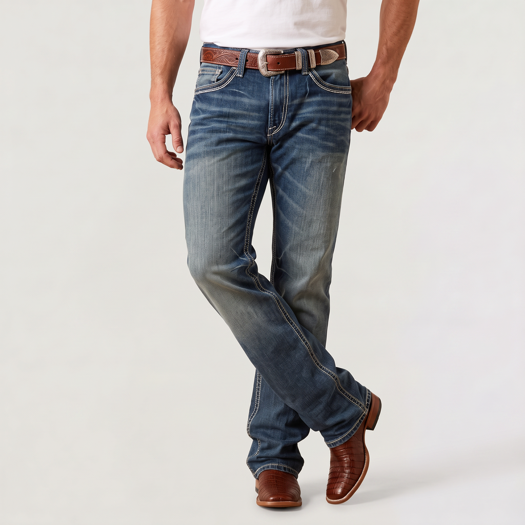 Men's Relaxed Bootcut Jeans