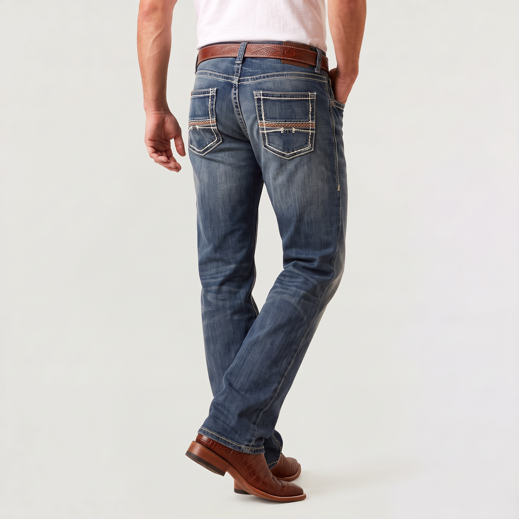 Men's Relaxed Bootcut Jeans