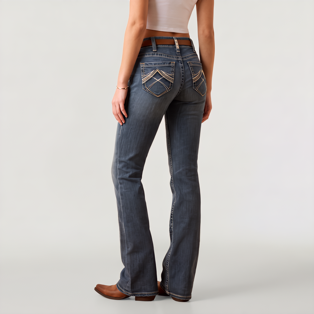 Women's Mid-Rise Slim Bootcut Jeans