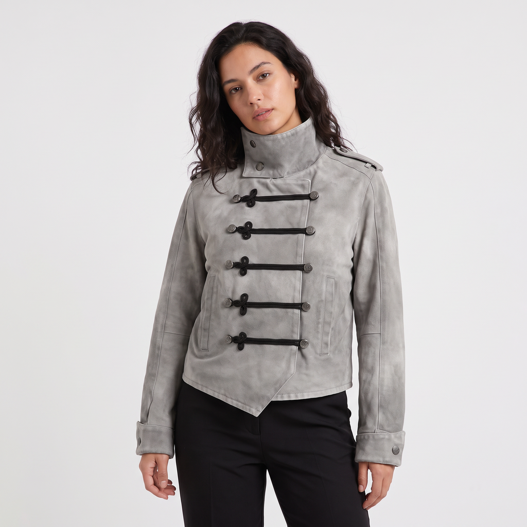 Women's Ash Grey Napoleon Jacket