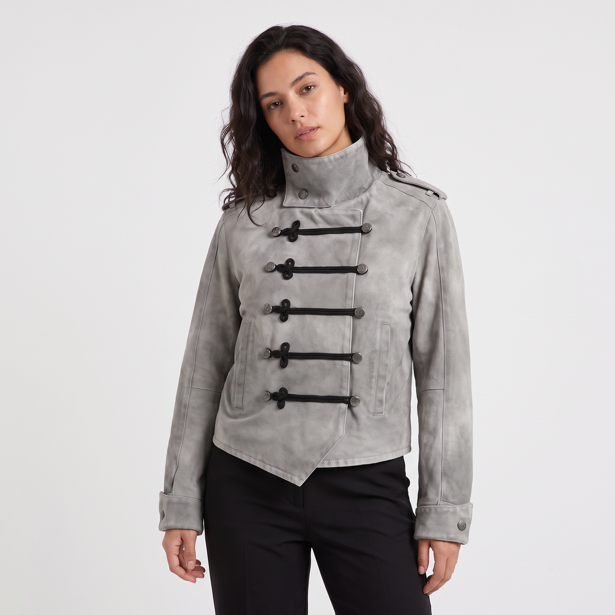 Women's Ash Grey Napoleon Jacket