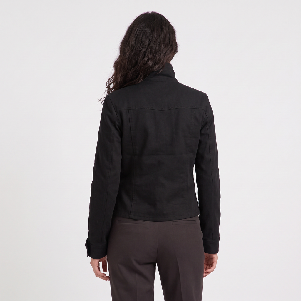 Women's Jet Black Napoleon Jacket